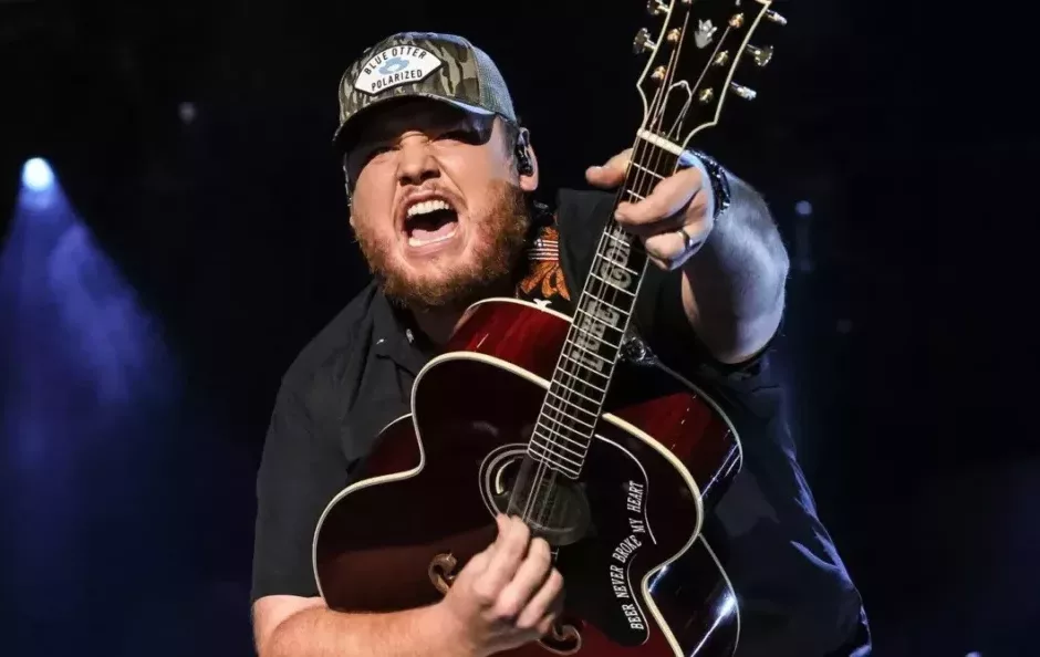 Luke Combs performs in Charlotte, North Carolina