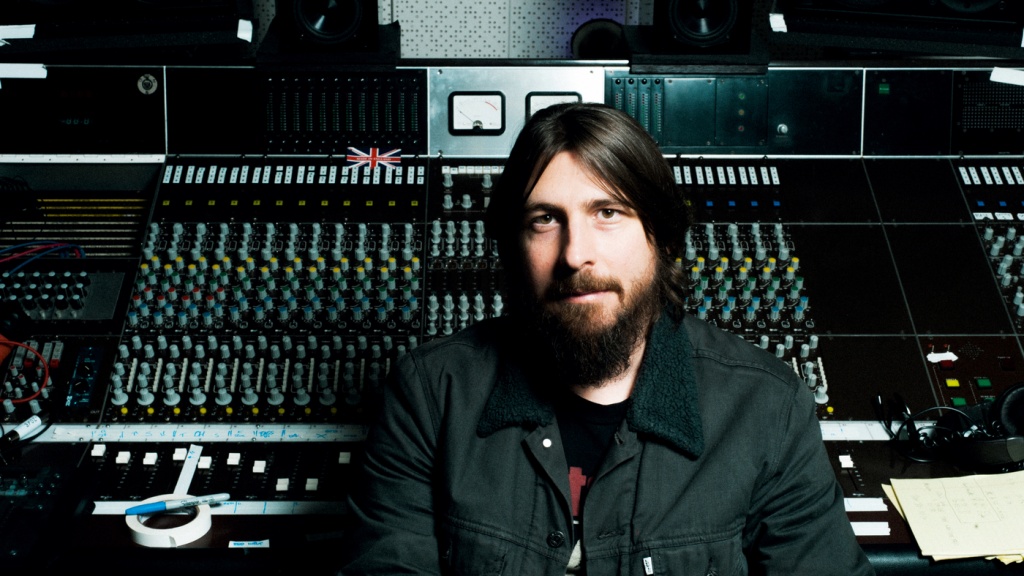 Producer Dave Cobb in the studio at his Nashville home. Cobb's work has added traditional notes to the slick sound that dominates country, but he challenges the idea that what he's doing is more "authentic."