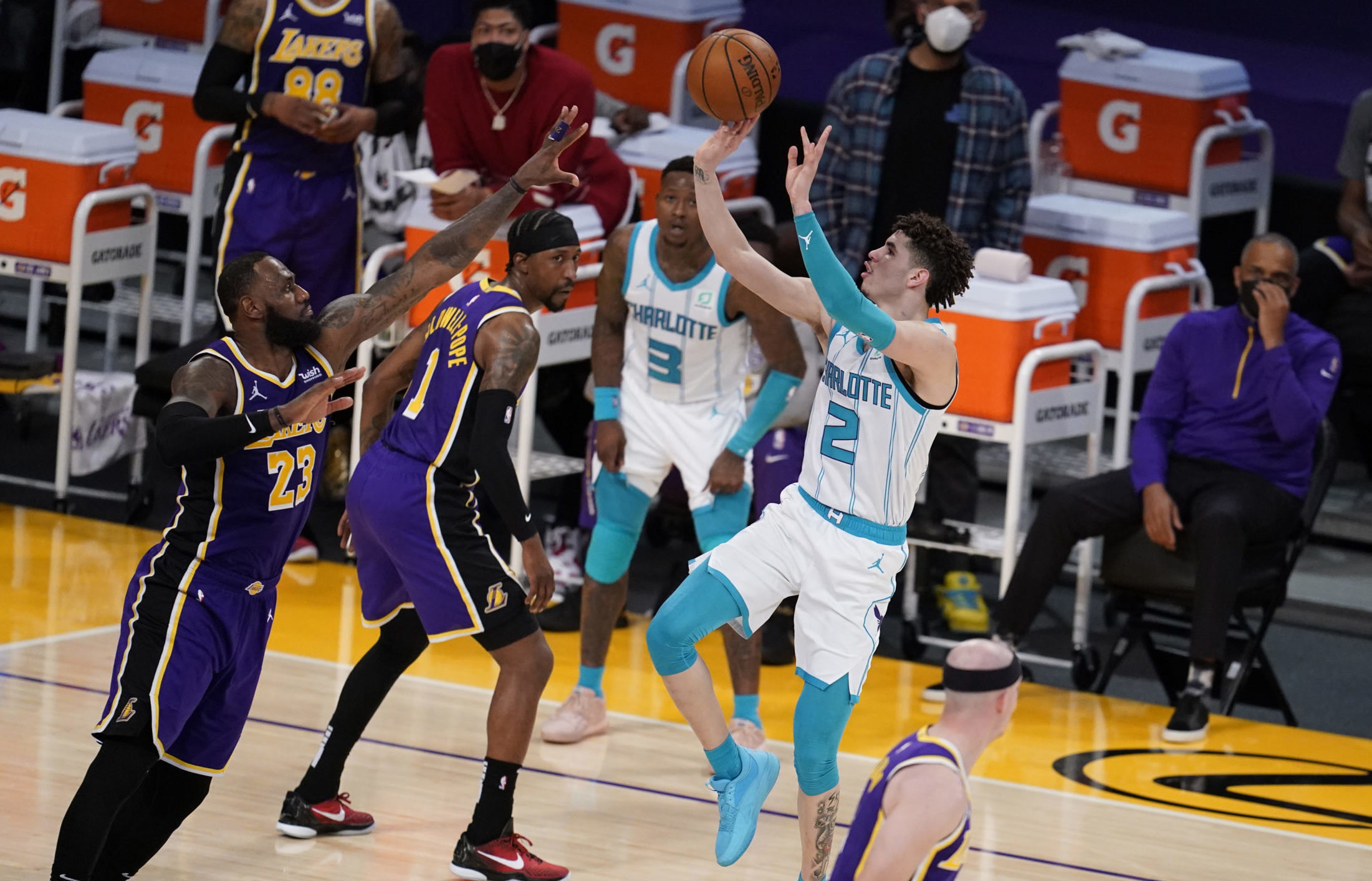 vs. Lakers game on January 28 in Charlotte will be televised on